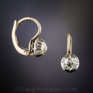 Vienese Antique Diamond Ear Drops