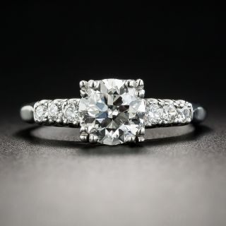 Vintage 1.08 Carat Diamond Engagement Ring - GIA I VVS2