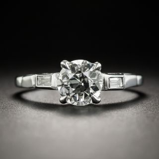 Vintage 1.15 Carat Diamond Engagement Ring- GIA I VS2  - 1