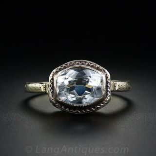 Vintage 1.50 Carat Aquamarine Ring