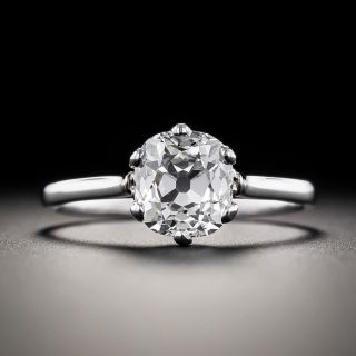 Vintage 1.52 Carat Diamond Solitaire Ring - GIA G VS2 - 2