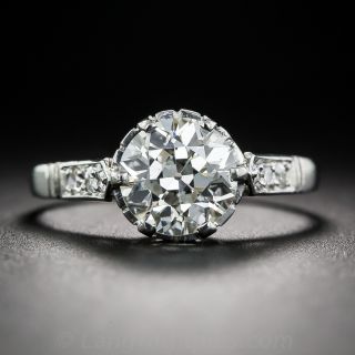 Vintage 1.54 Carat Diamond Engagement Ring