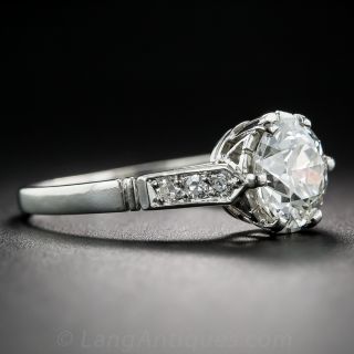 Vintage 1.54 Carat Diamond Engagement Ring