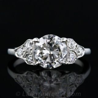 Vintage 1.55 Carat Diamond Engagement Ring