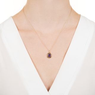 Vintage 1.65 Carat Amethyst Pendant