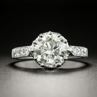Vintage 1.84 Carat Diamond Engagement Ring - GIA M VS1 - 3