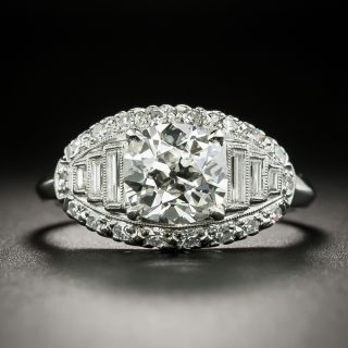 Vintage 1.88 Carat Diamond Engagement Ring - GIA J SI2 - 2