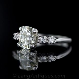 Vintage 1.90 Carat Diamond Engagement Ring