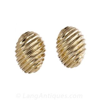Vintage 14k Clip Earrings