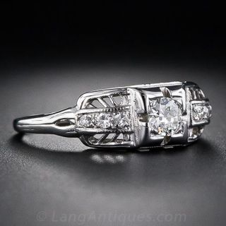 Vintage .16 Carat Diamond Engagement Ring