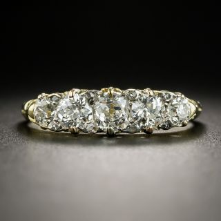 Vintage 18K Five-Stone Diamond Ring - 2