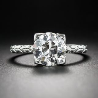 Vintage 1920s Tiffany & Co. 2.07 Carat Diamond Solitaire - GIA J VS1 - 6