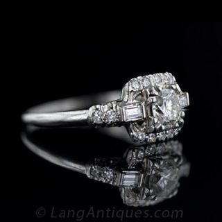 Vintage 1950's Diamond Engagement Ring