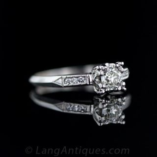 Vintage 1950's Diamond Engagement Ring