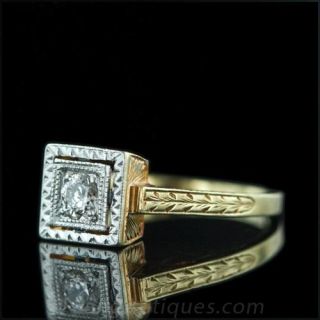 Vintage .20 Carat Diamond Solitaire