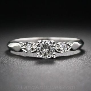 Vintage .25 Carat Diamond Engagement Ring