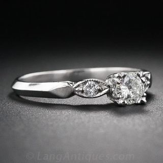 Vintage .25 Carat Diamond Engagement Ring