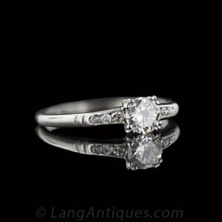 Vintage .35 Carat Diamond Engagement Ring