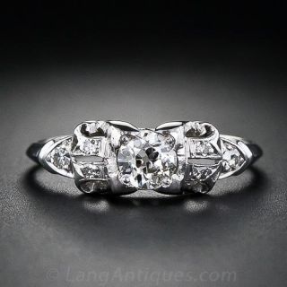 Vintage .35 Carat Diamond Engagement Ring