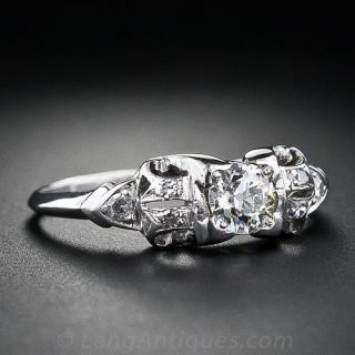 Vintage .35 Carat Diamond Engagement Ring