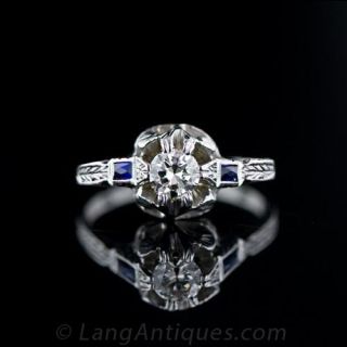 Vintage Diamond Engagement Ring 