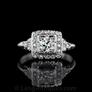 Vintage .40 Carat Diamond Engagement Ring, Circa 1950's