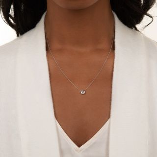Vintage .40 Carat Diamond Solitaire Pendant