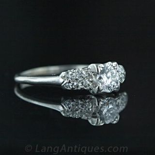 Vintage .45 Carat Diamond Engagement Ring