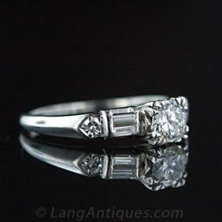 Vintage .45 Carat Diamond Engagement Ring