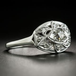 Mid-Century .45 Carat Diamond Ring by David Sarkin