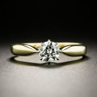 Vintage .45 Carat Diamond Solitaire Engagement Ring - 2