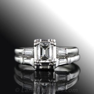 Vintage Diamond Wedding Set