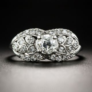 Vintage .47 Carat Diamond and Platinum Engagement Ring