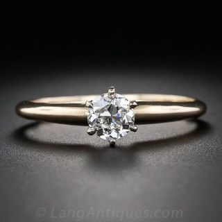 Vintage .50 Carat Diamond Solitare ring