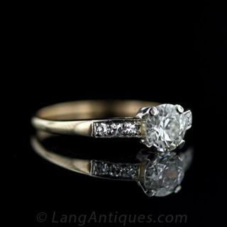 Vintage .55 Carat Diamond Engagement Ring