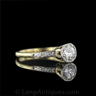 Vintage .55 Carat Diamond Solitaire Ring
