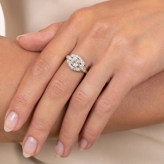 Vintage .58 Carat Diamond Engagement Ring by Granat Brothers