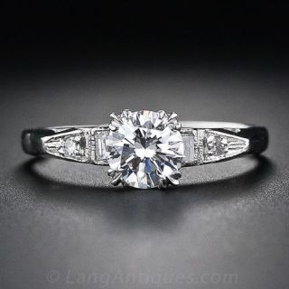 Vintage .61 Carat Diamond Ring