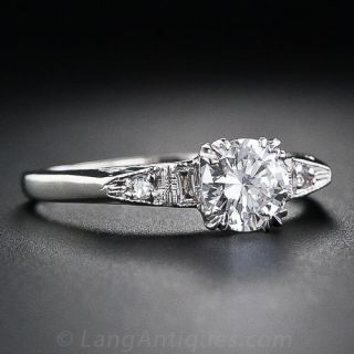 Vintage .61 Carat Diamond Ring