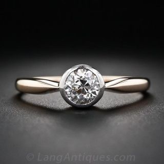 Vintage .65 Carat Diamond Solitaire