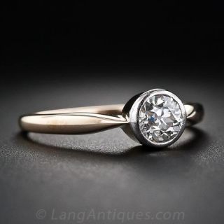 Vintage .65 Carat Diamond Solitaire