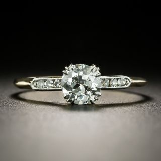 Vintage .68 Carat Diamond Solitaire Engagement Ring - GIA G VS1 - 3