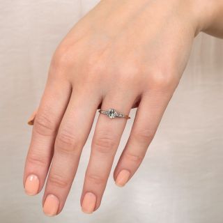 Vintage .68 Carat Diamond Solitaire Engagement Ring - GIA G VS1