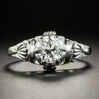 Vintage .68 Carat Solitaire Diamond Engagement Ring - GIA K SI1 - 1