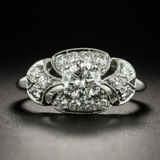 Vintage .70 Carat Diamond Engagement Ring