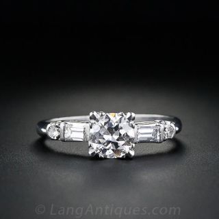 Vintage .70 Carat Diamond Engagement Ring
