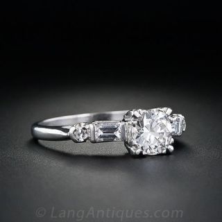 Vintage .70 Carat Diamond Engagement Ring