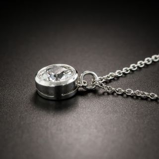 Vintage .88 Carat European Diamond Drop