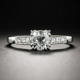 Vintage .92 Carat Diamond Engagement Ring - GIA H VS1