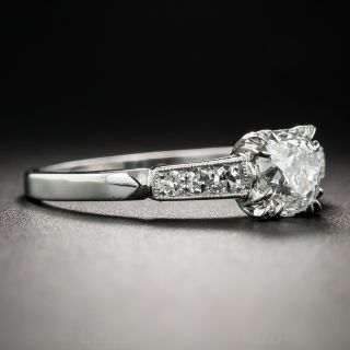 Vintage .92 Carat Diamond Engagement Ring - GIA H VS1